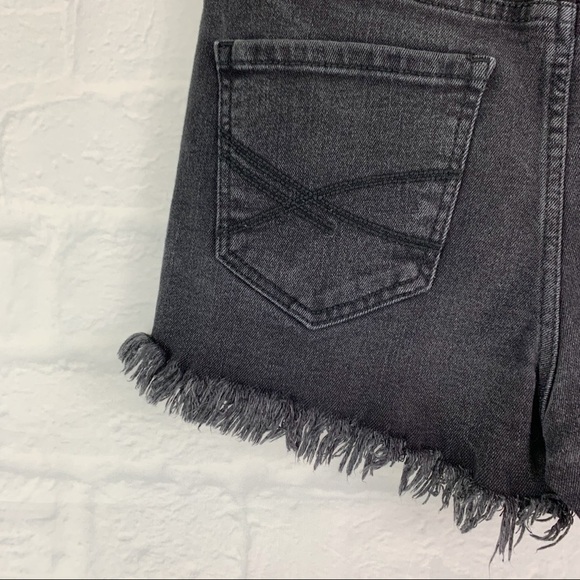 AEROPOSTALE High Waisted Shorty Black Denim Shorts - Picture 10 of 12